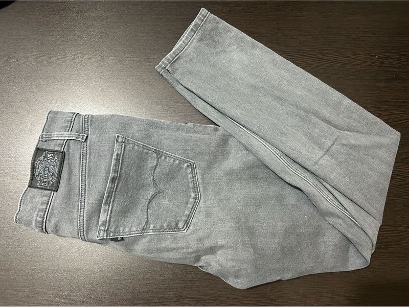 Grey Denim Jeans
