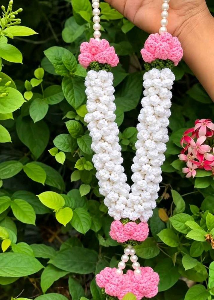 Handmade Crochet Flower Garland