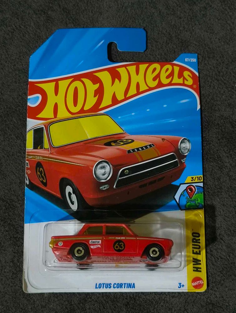 Hot Wheels Lotus Cortina Imported Card