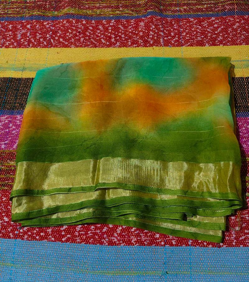 Beautiful Tie-Dye Saree