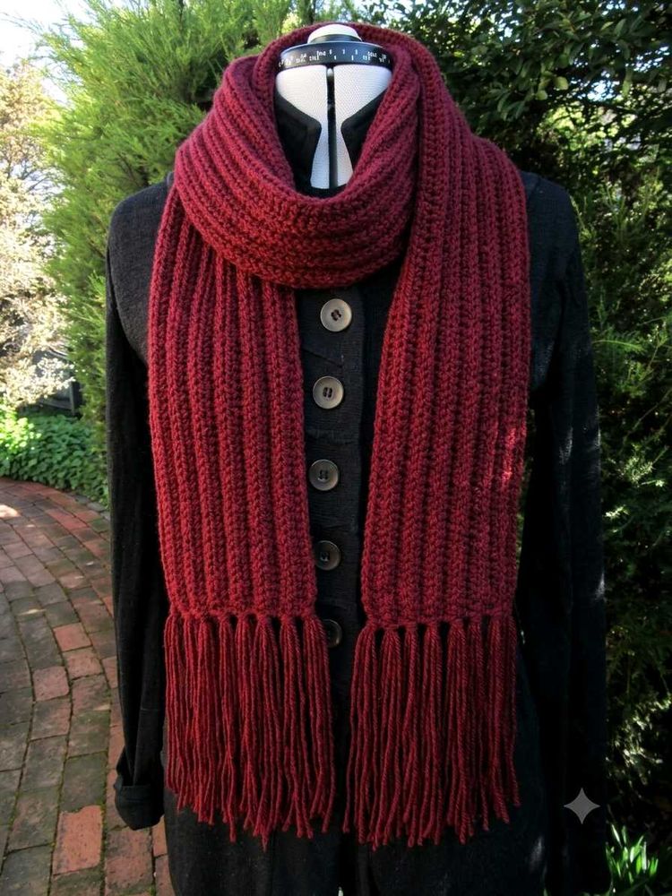 Crochet mikasa Scarf