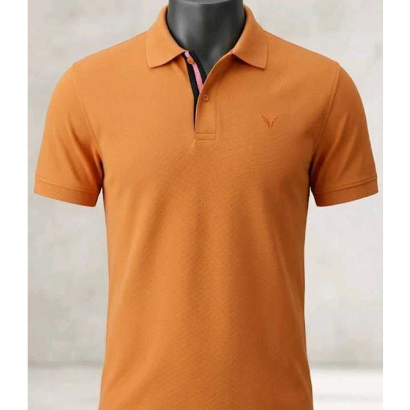 Orange Men's Polo Shirt