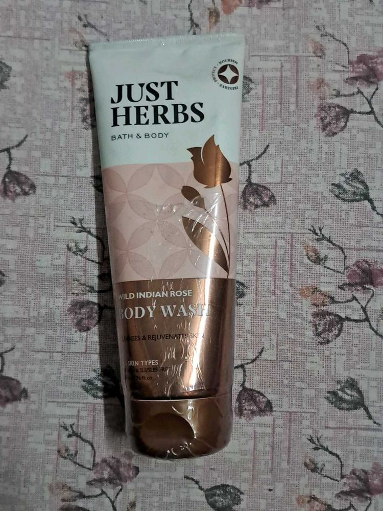 Just Herbs Wild Indian Rose Body Wash