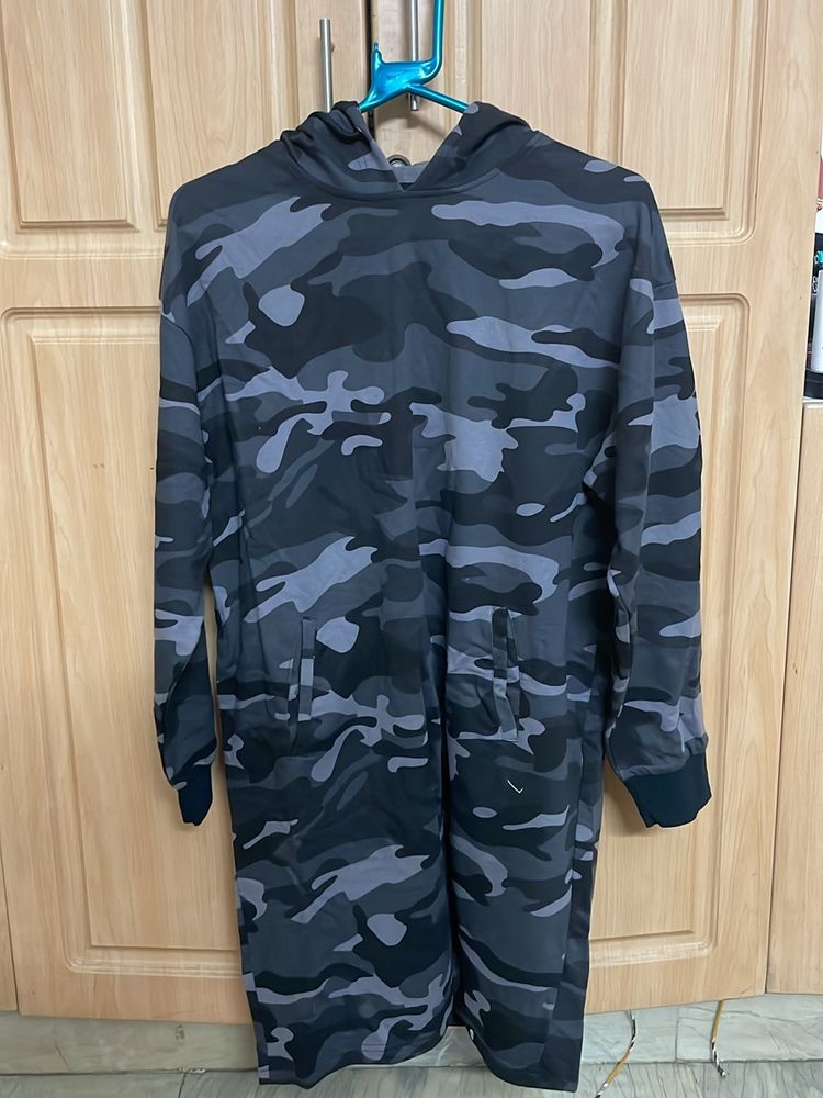 Camouflage Hoddie Dress