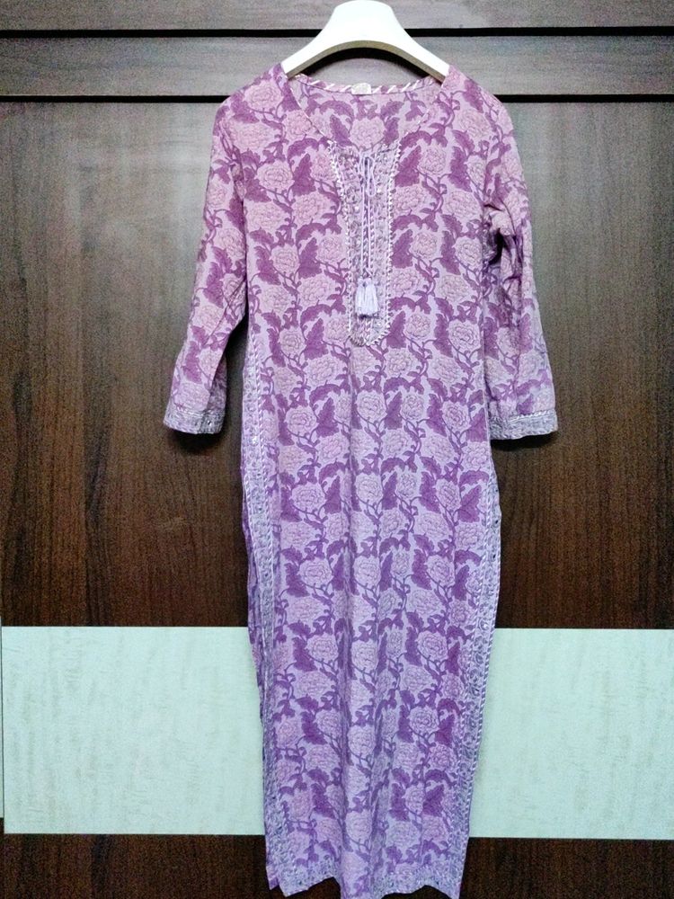 Cotton Kurti With Pant