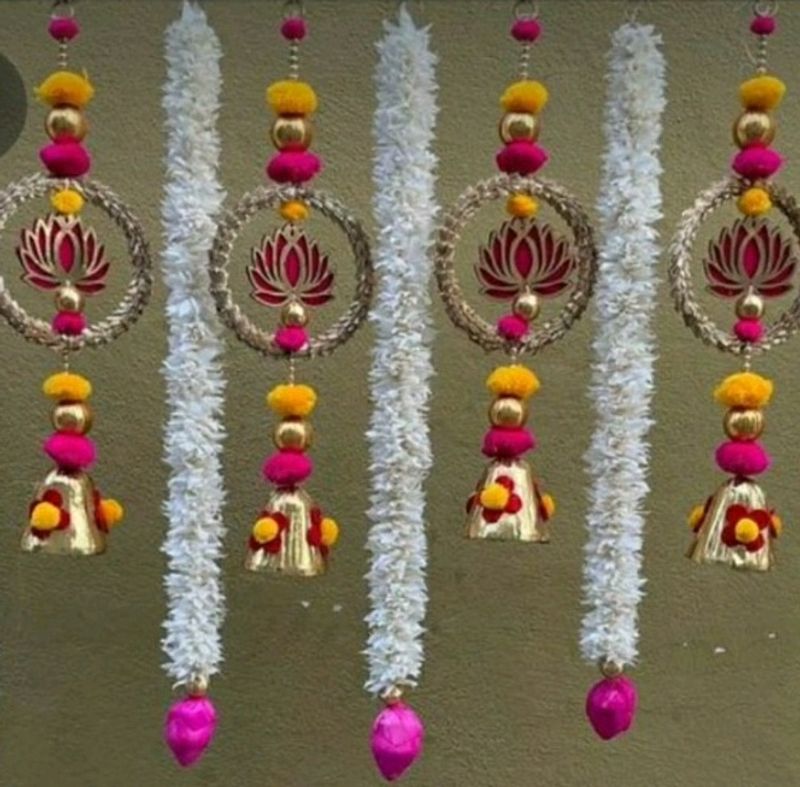 Lotus+gajra Wall Hanging