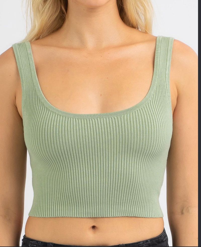 Ribbed Knit Tank Top