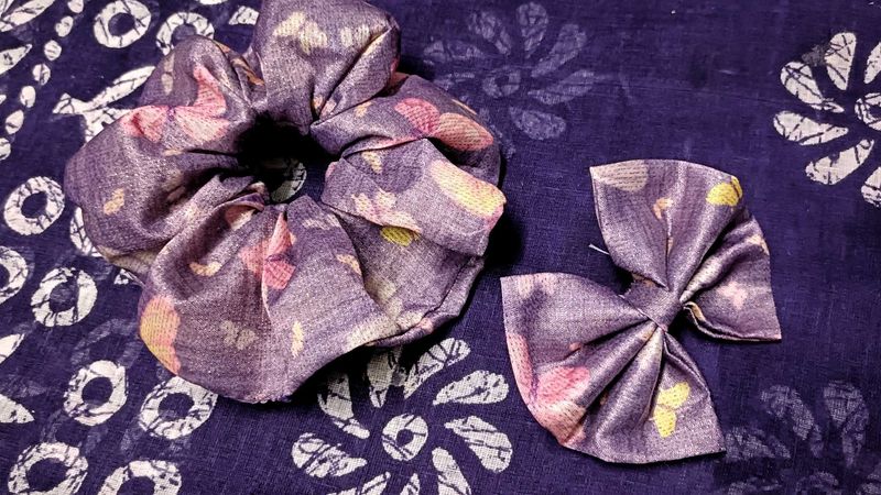 Scrunchie &amp; Bow Set