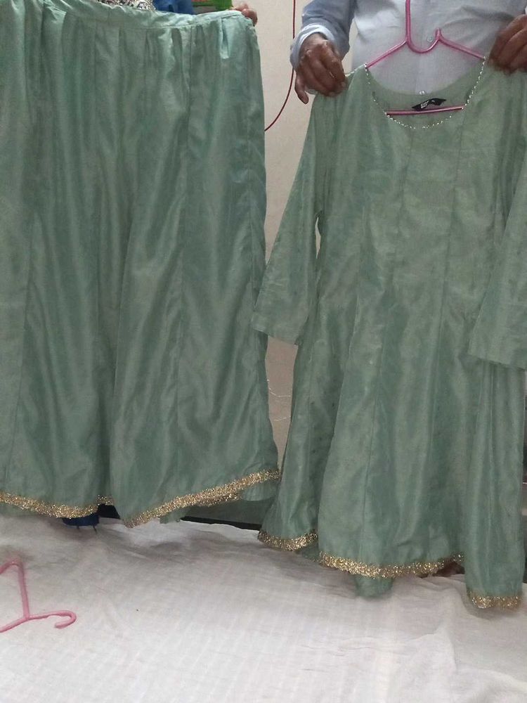 Beautiful Mint Green Kurta Set