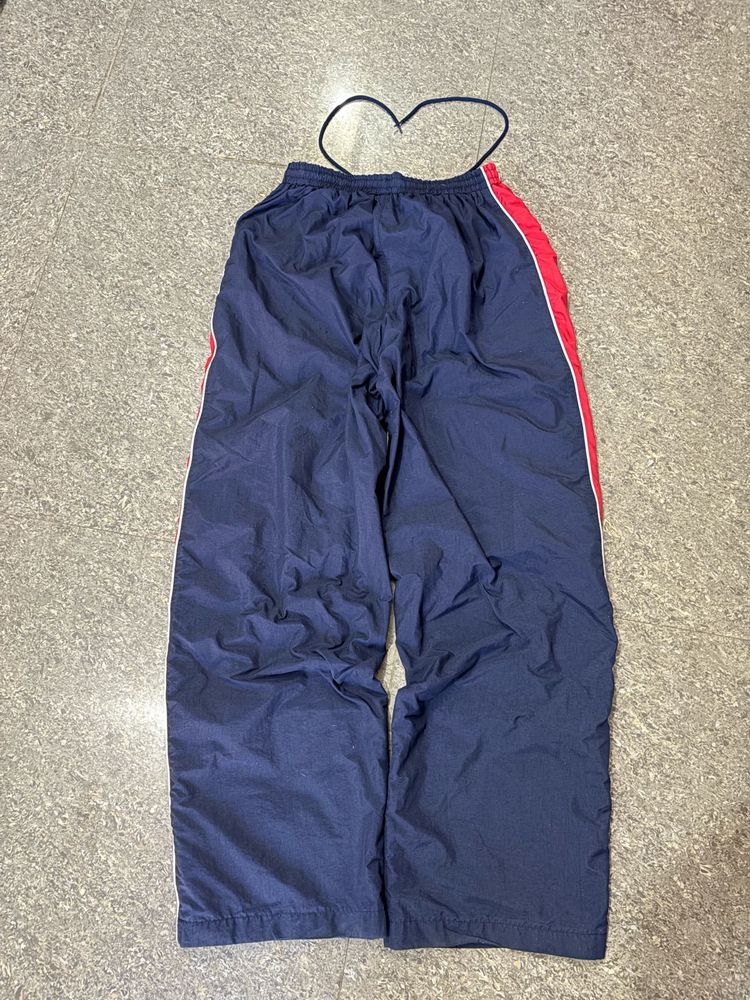 Vintage Navy &amp; Red Track Pants