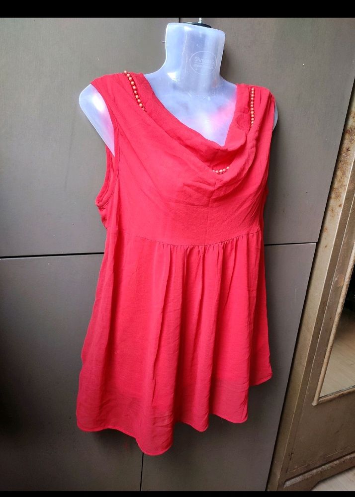 Never Used..Korean Georgette Top, Soft And Comfortable