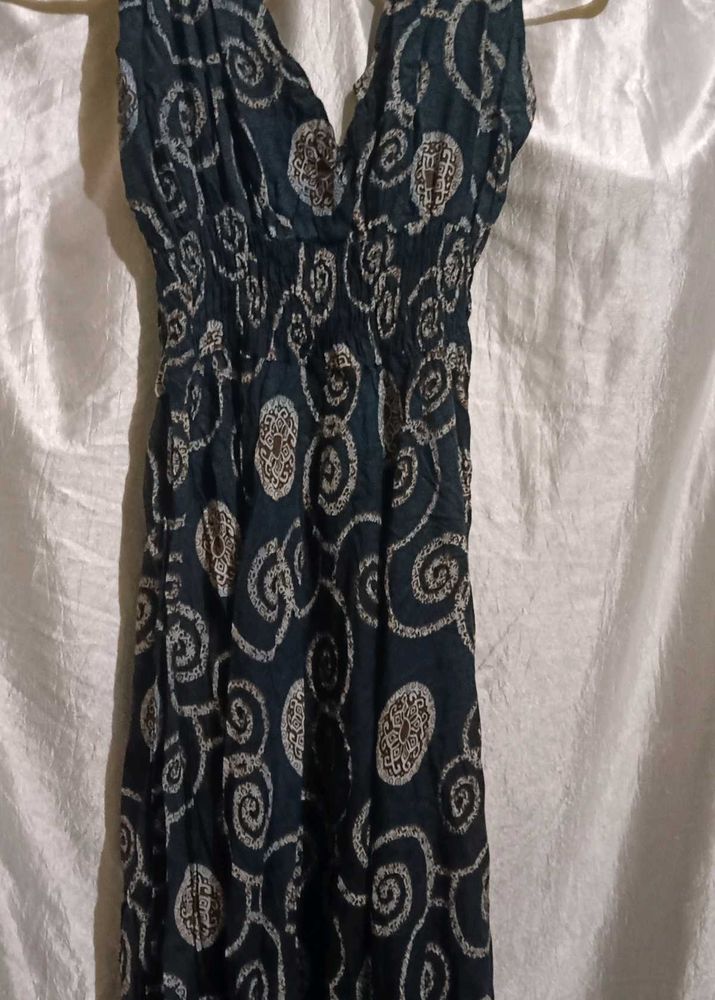 Bohemian Print Maxi Dress