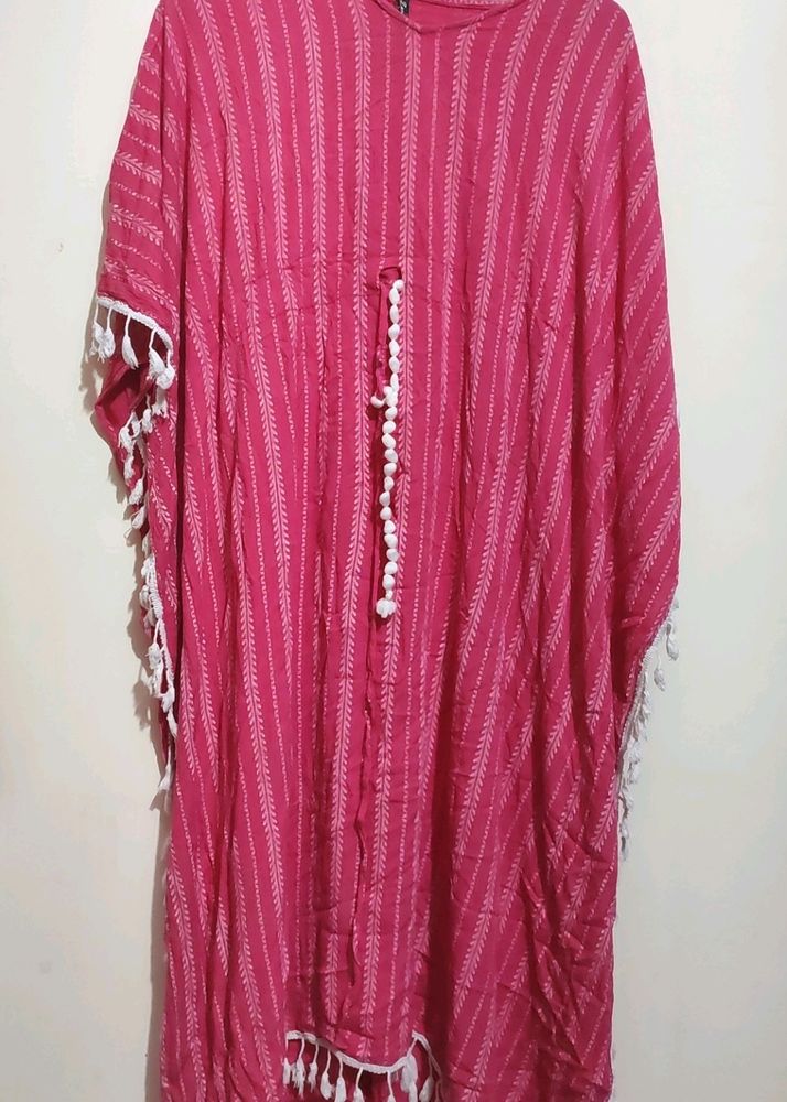 Rose Color Kaftan For Girl Or Women