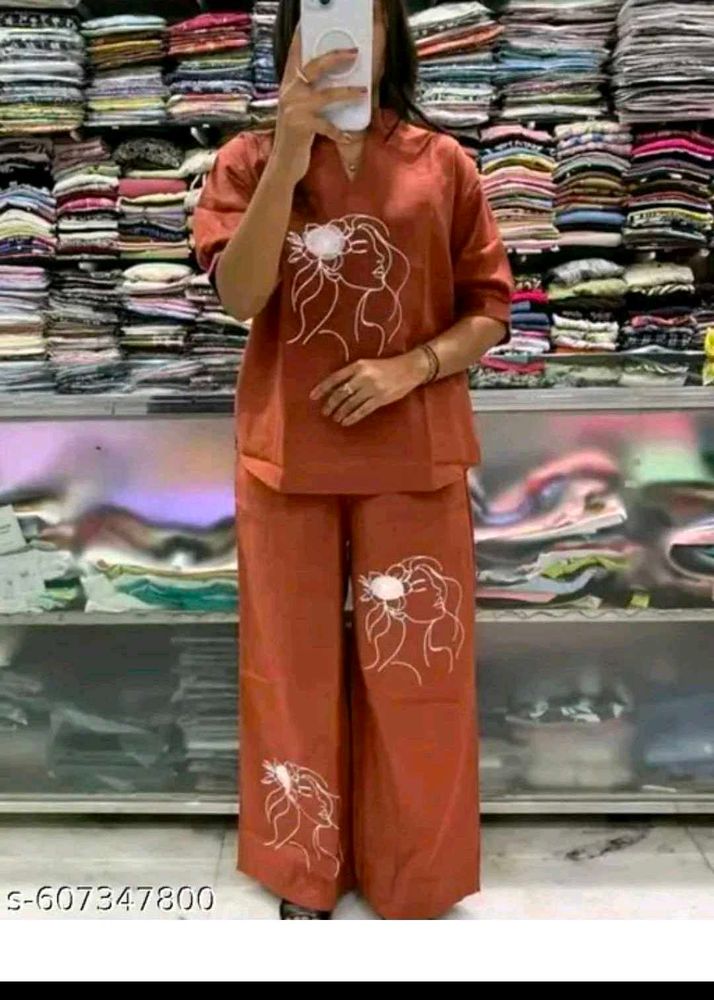 Stylish Women's Orange Kurta Set