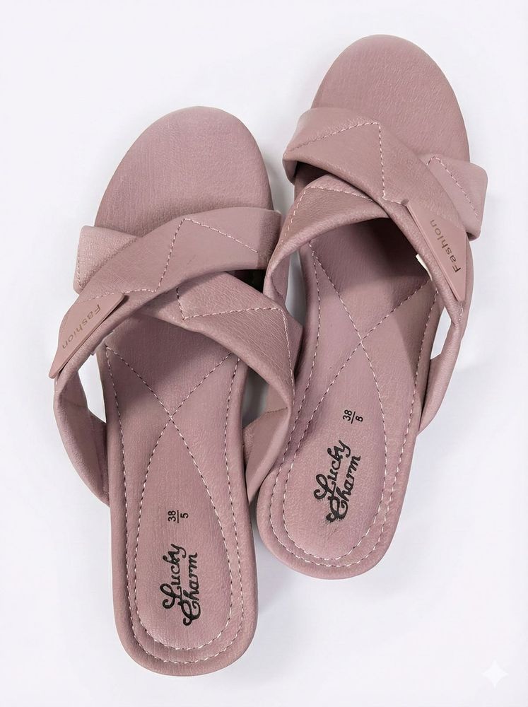 Cross Strap Sandals with Heels