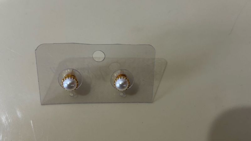 Classic Pearl Stud Earrings