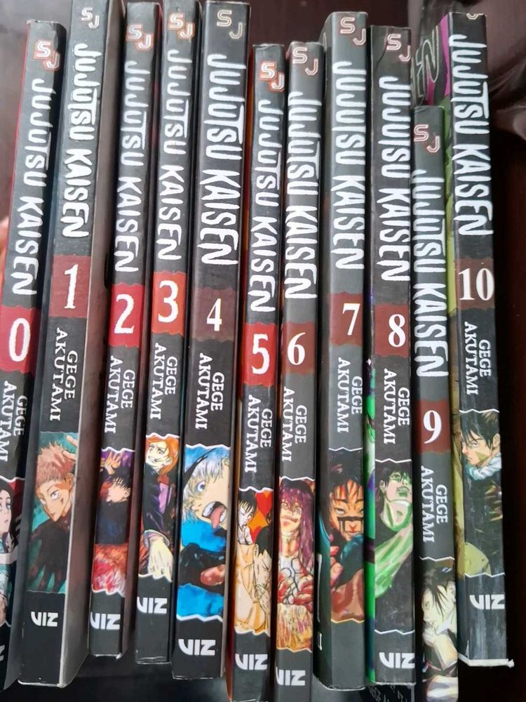 Jujutsu Kaisen Manga Volumes 0-10