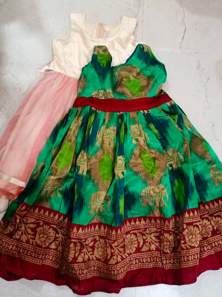 Girls Ethnic Dress for 7  to 8 yr