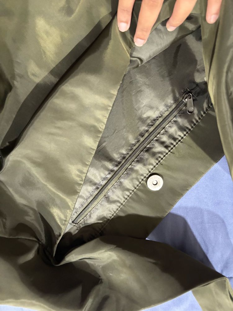 Olive Green Tote Bag