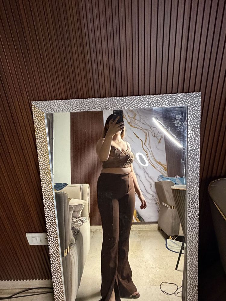 Shein Brown Lace Bralette
