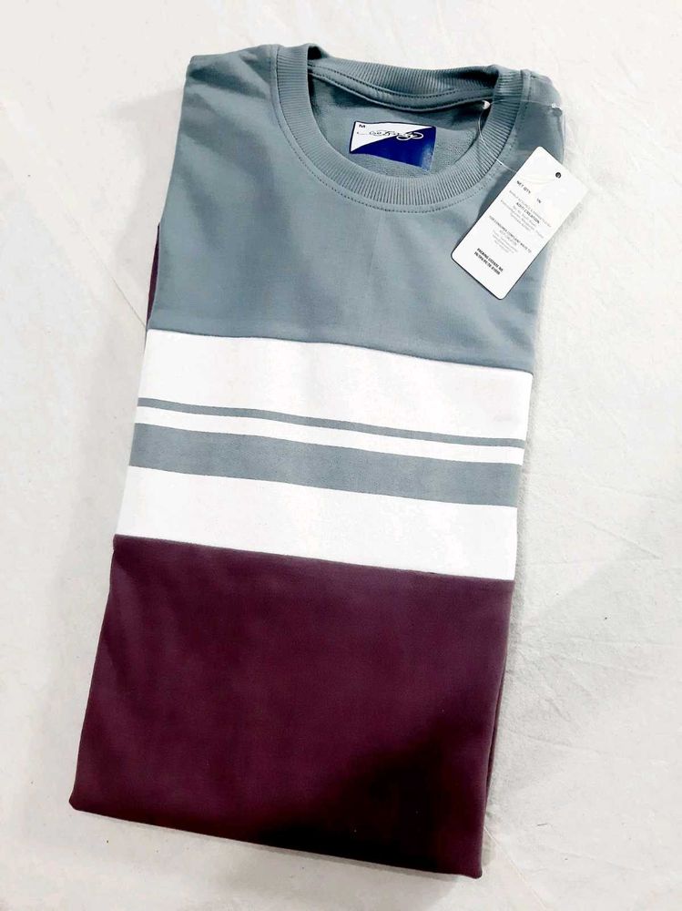 Men's Color Block Crewneck T-Shirt