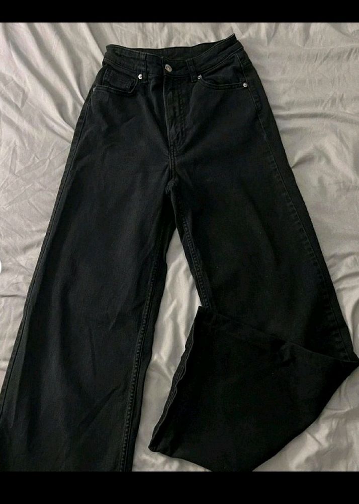 Black Wide Leg Jeans