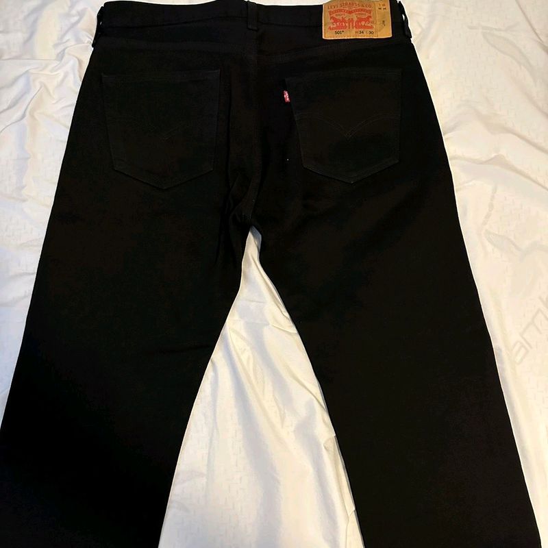 LEVIS BLACK JEANS XL SIZE