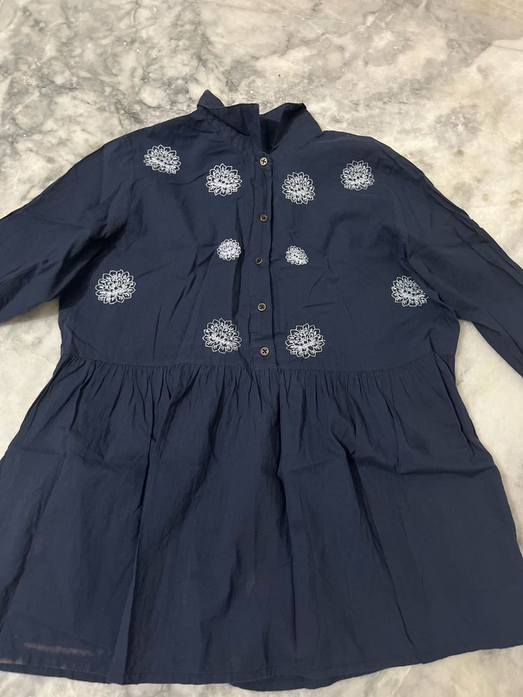 Embroidered short  Kurti