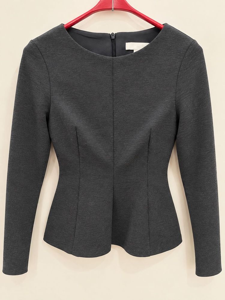 Brand New Chic Long Sleeve Peplum Top