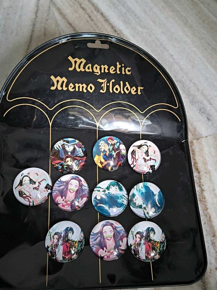 Demon Slayer Magnetic Memo Holder