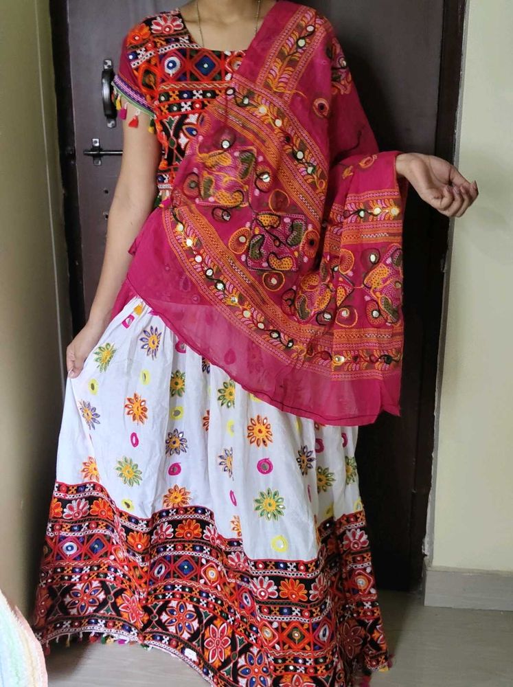 Vibrant Embroidered Lehenga Choli Set