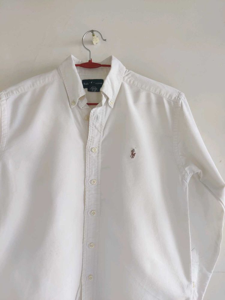 Ralph Lauren White Button-Down Shirt