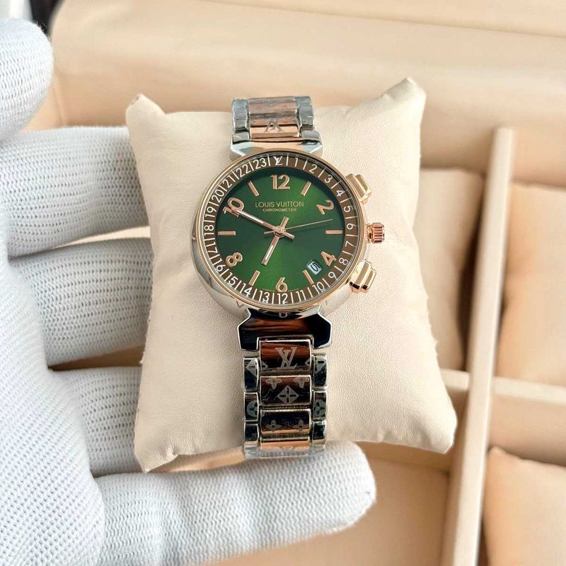 LV Tambour Model For Ladies• Date Indicater, Swiss