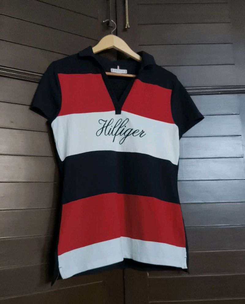 Tommy Hilfiger Color blocked Polo T-shirt