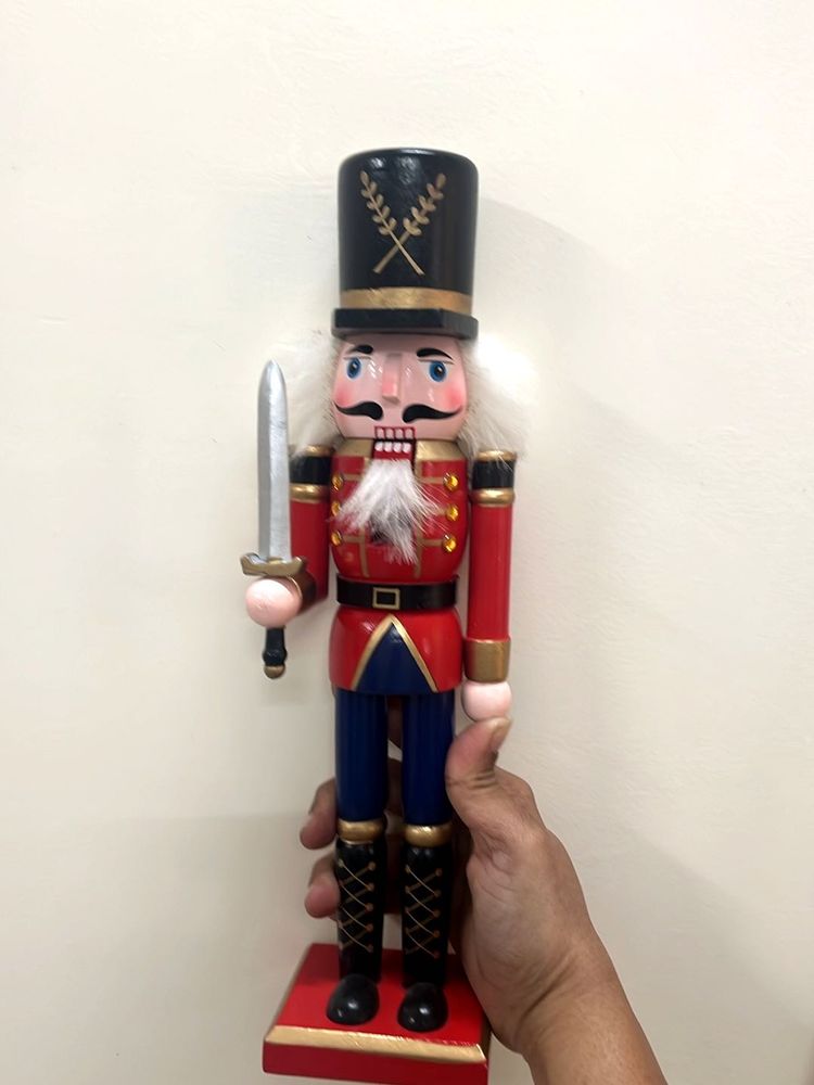 Vintage Wooden Nutcracker - Small