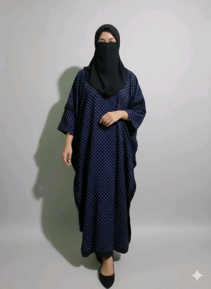 Elegant Polka Dot Abaya