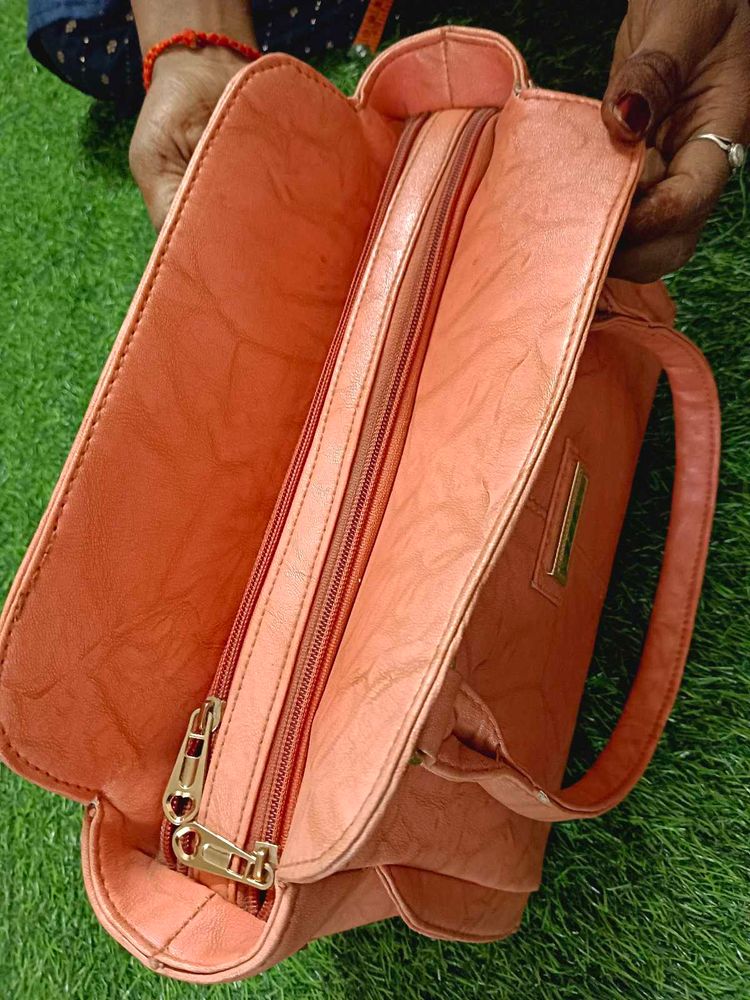 Stylish Coral Handbag