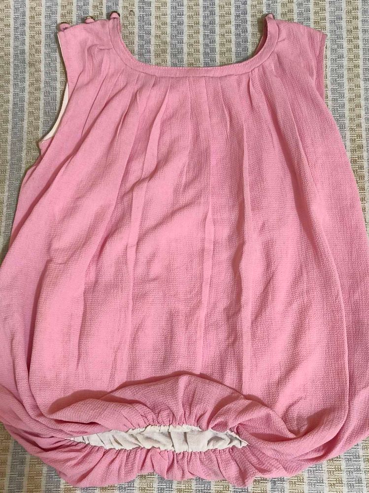 Stylish Pink Balloon Top for Women |Party &amp; Casual