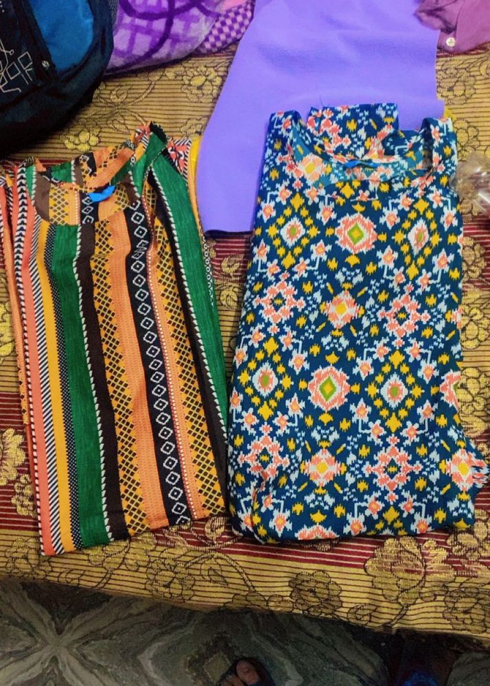 Vibrant Printed Kurtas - Set of 2