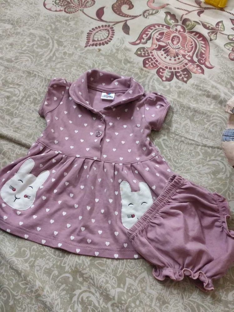 Adorable Baby Dress with Bloomers