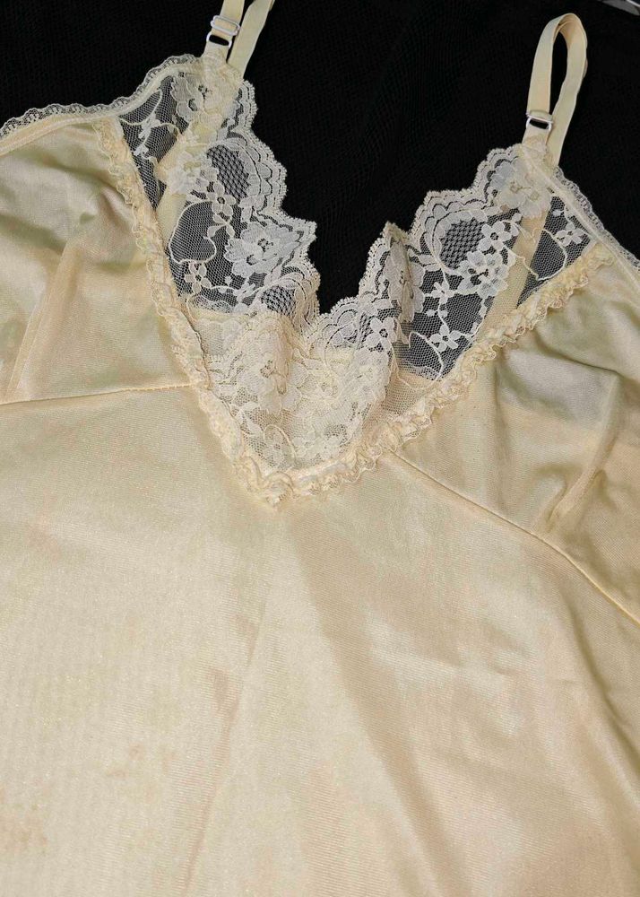 Lace Trim Slip Camisole