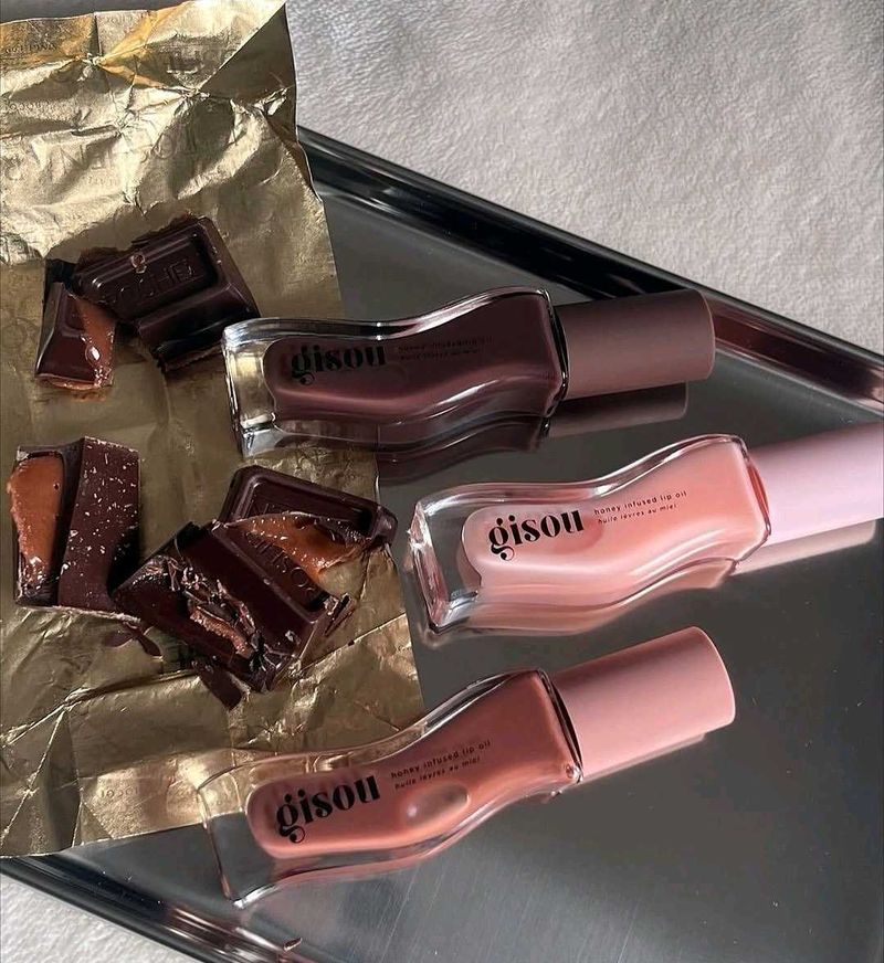 Gisou Glazed Lips Trio Lip Oil Set