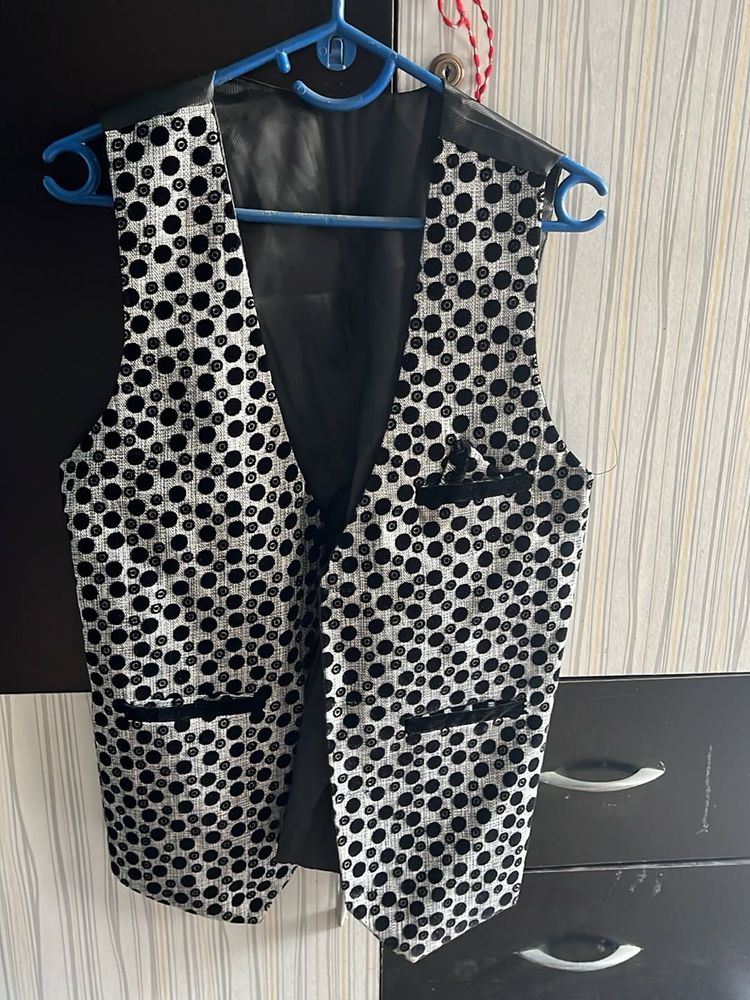 Stylish Men's Polka Dot Vest