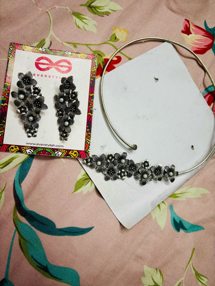 Everstylish Oxidised Jewellery Set