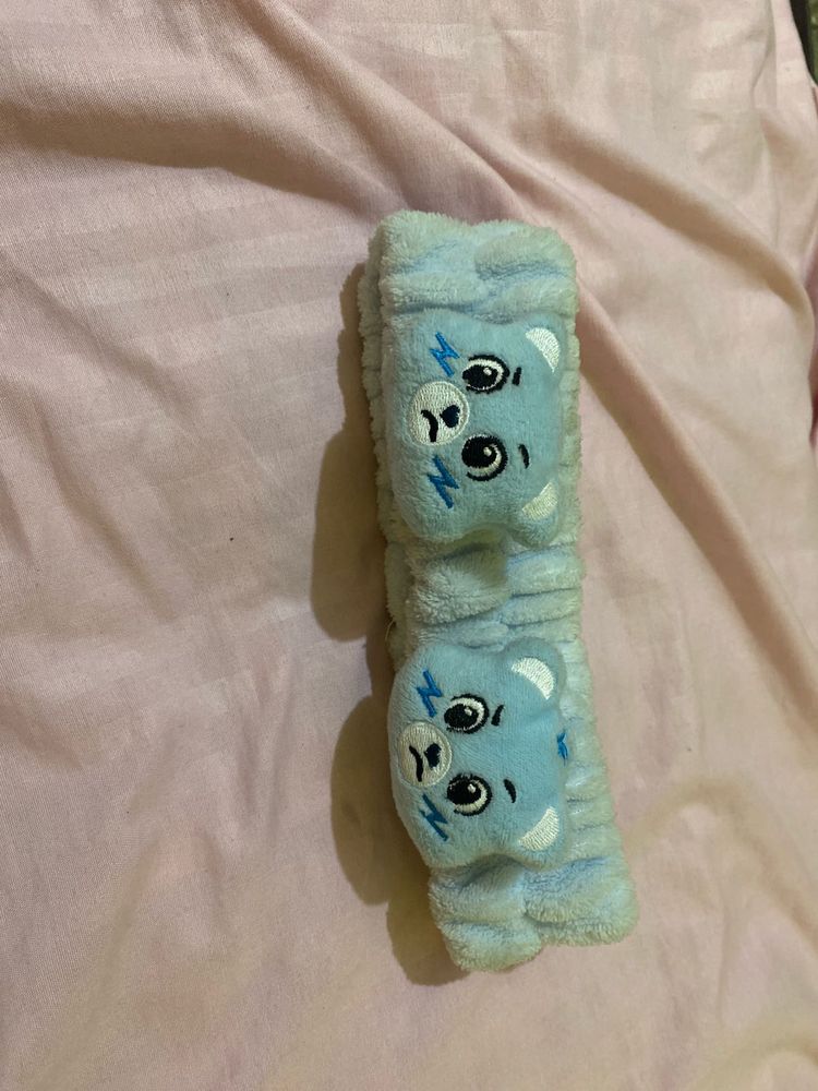 Cute Blue Bear Headband