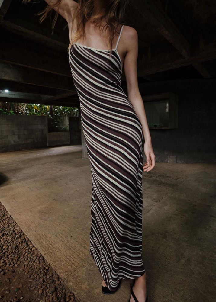 Zara striped dress