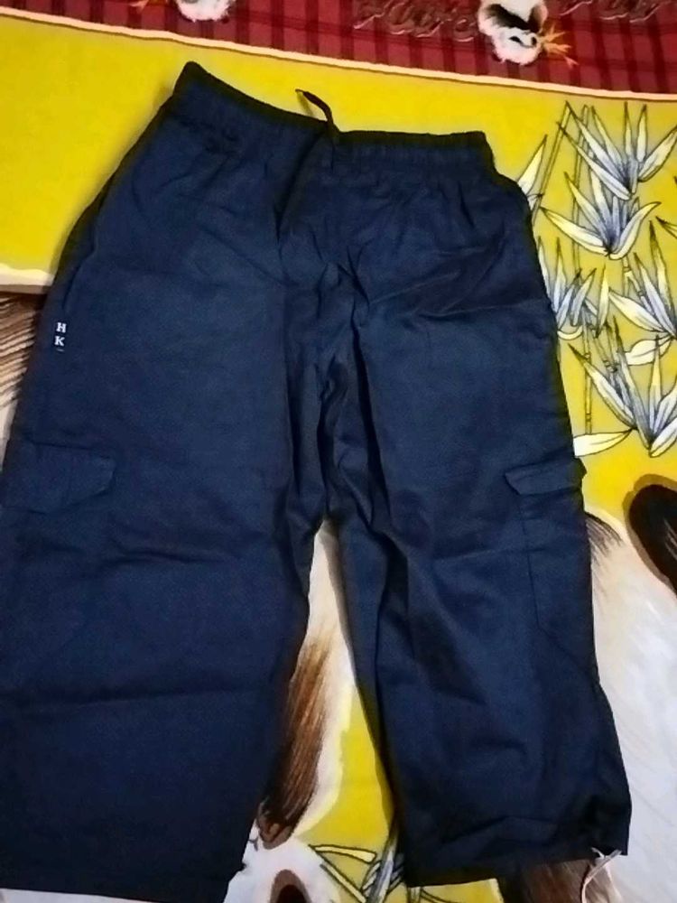 new HK Blue Cargo Shorts