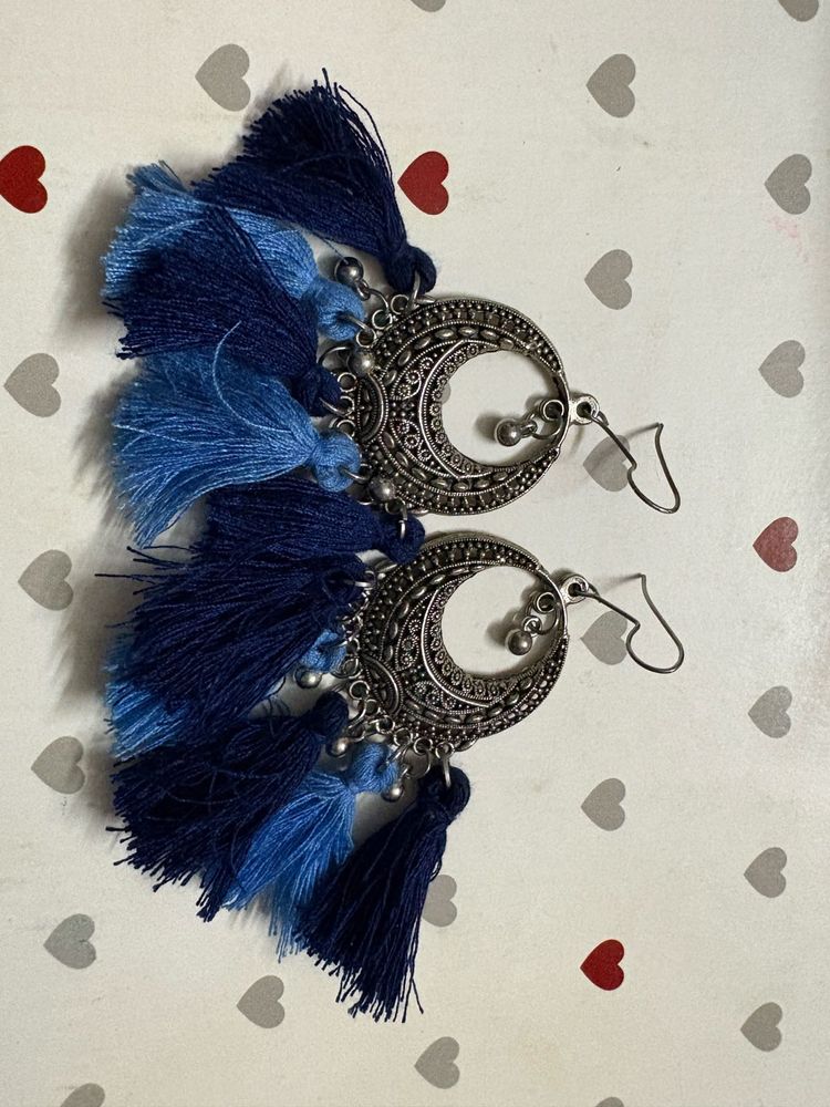 6 Pair Earrings And 1 Bangle