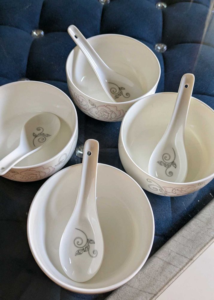 Bowls &amp; Spoons Set of 6