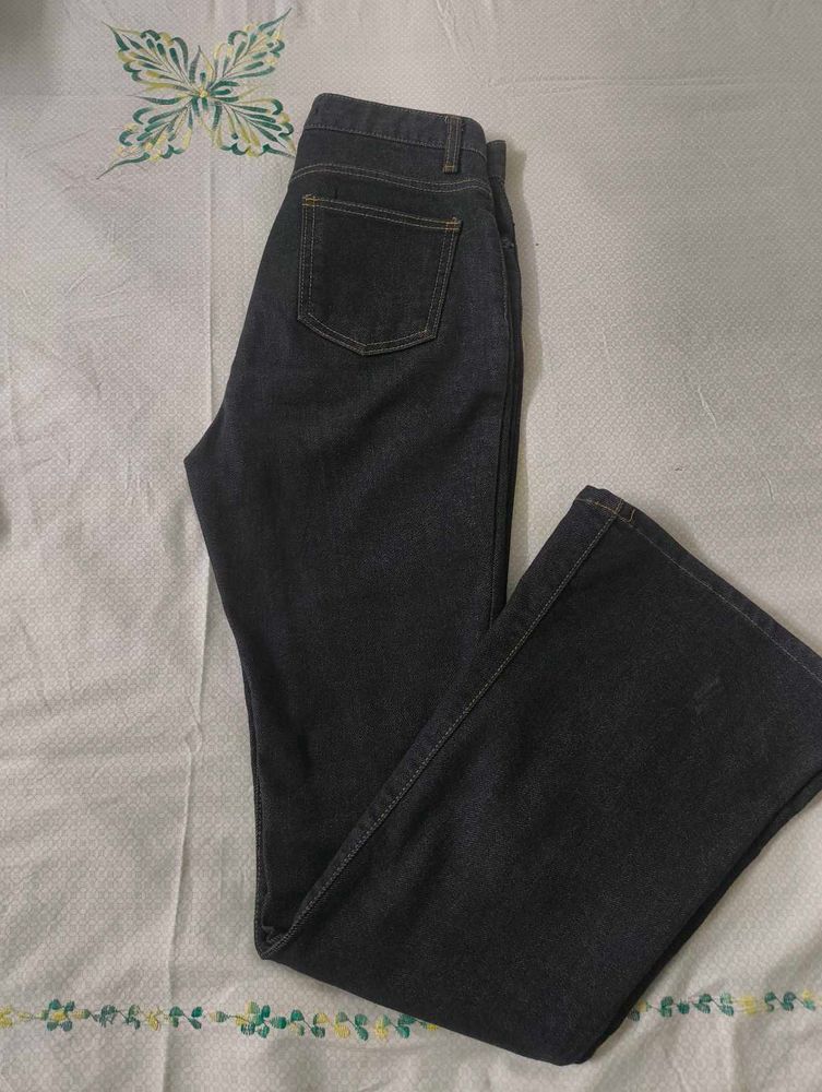 bootcut navy blue jeans